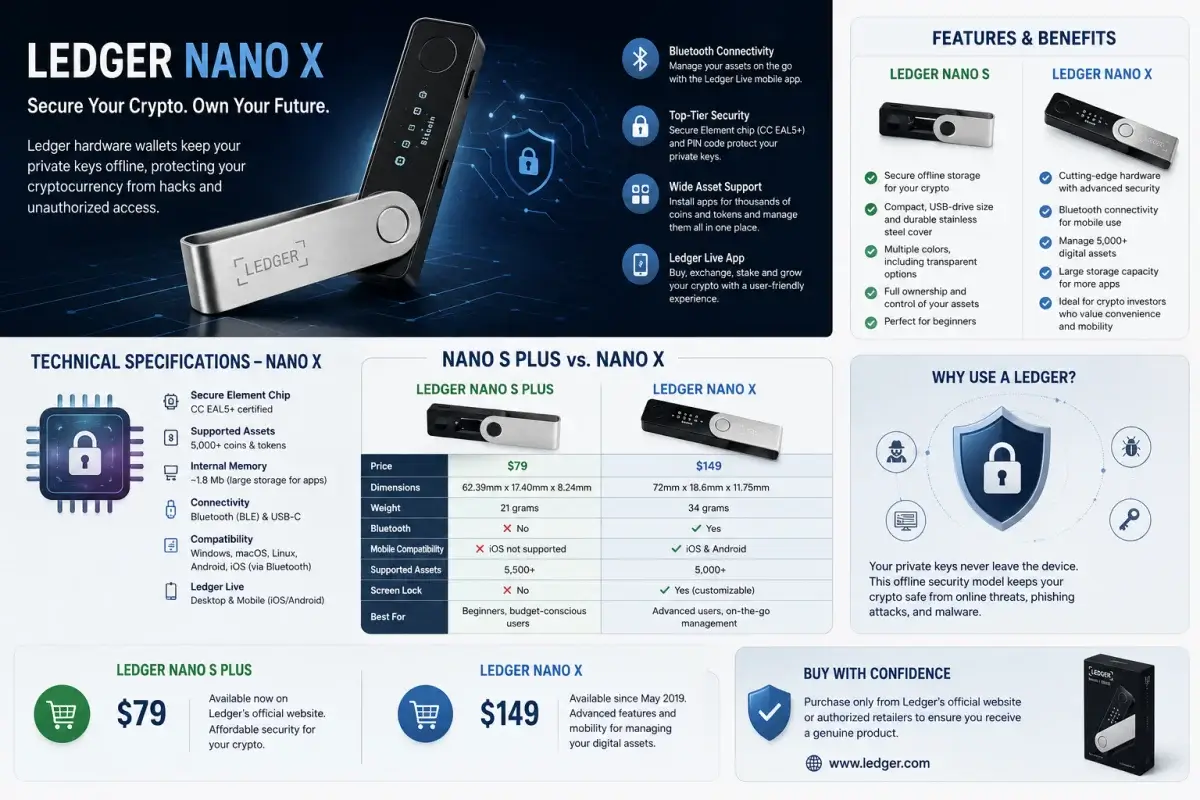 Ledger Nano X - Secure Your Crypto