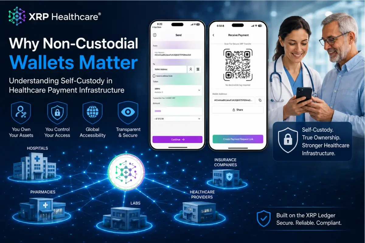 Por qué son importantes las billeteras sin custodia: Comprender la autocustodia en la infraestructura de pagos de atención médica