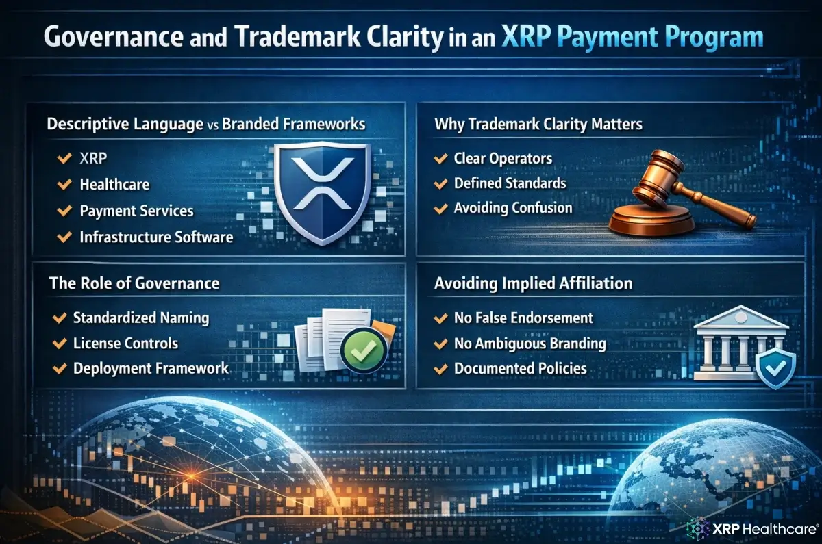 Governance and Trademark Clarity in an XRP Payment Program